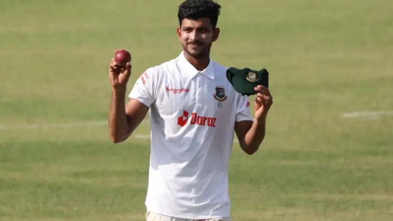 Right-arm spinner Nayeem Hasan has played a total of seven Tests in his three-and-a-half-year national team career.