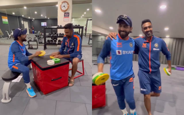 Ravichandran Ashwin, Ravindra Jadeja recreate hilarious scene from Bollywood movie Dewaane Huye Pagal