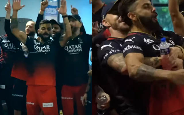 'The pants are red, the shirt is blue' - RCB players sing team song to celebrate victory against Mumbai Indians