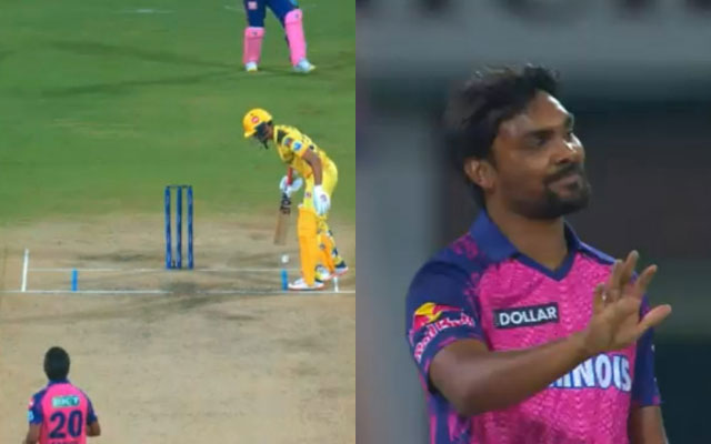 CSK vs RR: Sandeep Sharma delivers to Ruturaj Gaikwad despite back out, apologises later