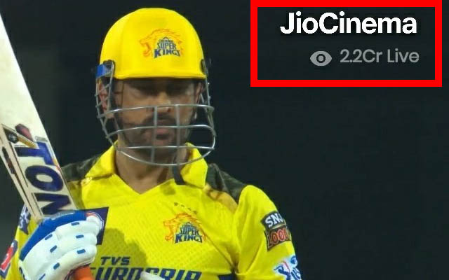 IPL 2023: Digital viewership skyrockets to 2.2 crore during MS Dhoni's batting carnage against RR