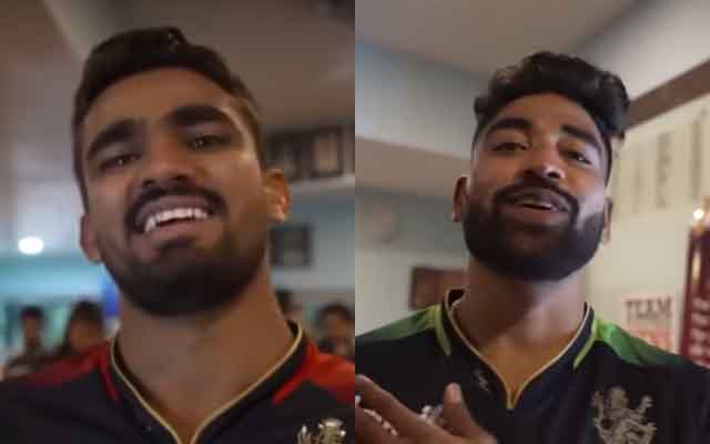 ‘I have apologized to him twice already’ - Mohammed Siraj on hurling abuse towards Mahipal Lomror during RCB-RR clash