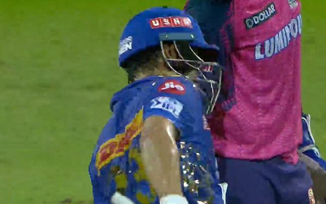 MI vs RR: Ishan Kishan expresses disappointment by hitting himself after getting out against MI