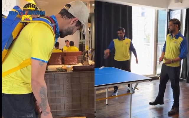 IPL 2023: Chennai Super Kings' players cool off ahead of high-profile clash against Mumbai Indians