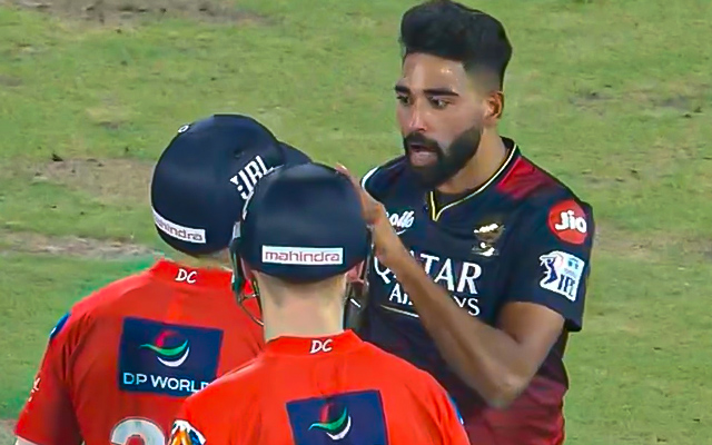 DC vs RCB: Mohammed Siraj indulges in verbal fight with Phil Salt and David Warner