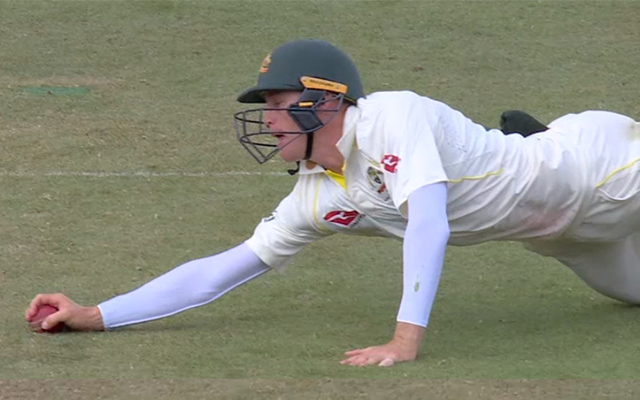 Ashes 2023: Marnus Labuschagne nearly pulls of a screamer to dismiss Ollie Robinson