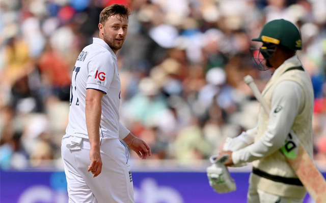 ‘Just the way he plays his cricket’ - Ollie Pope in Ollie Robinson’s defense following pacer's aggressive send-off to Usman Khawaja