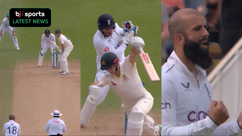 ﻿ Ashes 2023: Moeen Ali's magical delivery ends Cameron Green's resistance on Day 2