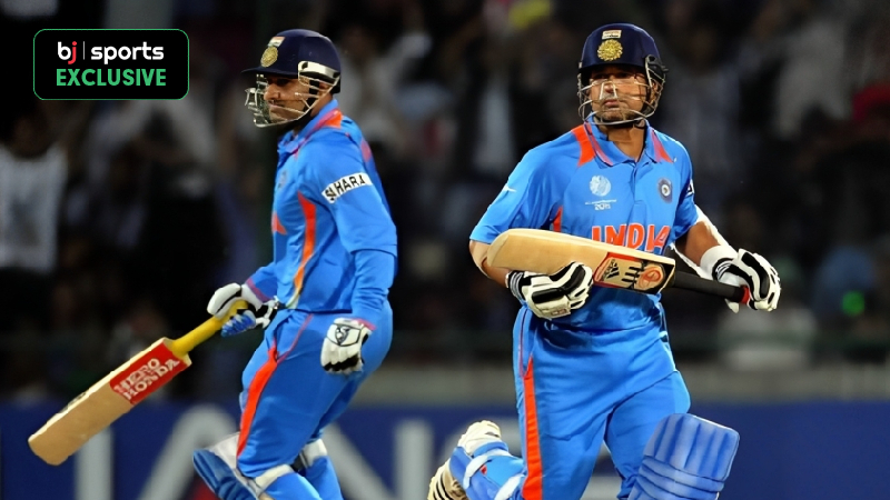 Top 3 highest partnerships between Sachin Tendulkar and Virender Sehwag in ODIs India has frequently ranked among the top teams especially in the one-day international matches. The Men in Blue have thoroughly enjoyed playing in the 50-over format, and their batsmen's outstanding effort has played an integral part in their success. On the same note, we will have a look at the top three runs between former Indian star openers Sachin Tendulkar and Virender Sehwag.  #1 153 vs Sri Lanka in Johannesburg in 2003 Team India went on a phenomenal surge after suffering their first defeat to Australia in the group rounds of the 2003 World Cup. Notably, India faced Sri Lanka in the Super Sixes round at Wanderers Stadium in Johannesburg, as Sri Lanka's captain invited India to bat first after winning the toss. After being asked the bat first, master blaster Sachin Tendulkar and star opener Virender Sehwag put together a 153-run stand to give a great total of 292 runs in the allotted 50 overs. In reply to that, while chasing, they were all out for 109 runs in just 23 overs, helping the Indian side win a match by 183 runs. #2 153 in Rajkot in 2009 against Sri Lanka On December 15, 2009, this match was played at Rajkot's Madhavrao Scindia Cricket Ground. Notably, on this day, the legendary Sachin Tendulkar and Virender Sehwag put together an opening stand of 153 runs; subsequently, Sehwag and MS Dhoni stitched a partnership of 156 runs for the second wicket, which helped the Indian side put up a massive total of 414 runs in just 50 overs. In reply to that, while chasing, the visitors also performed magnificently, producing 411 runs towards the end. This match was so close, but in the end, India ended up winning against Sri Lanka by just 3 runs. #3 142 vs South Africa in Nagpur in 2011 The 2011 ODI World Cup was one of India's most memorable tournaments, as they won the 50-over World Cup for the second time while creating history by becoming the first nation to win the World Cup title while hosting. Notably, during the 2011 World Cup, the Men in Blue only lost one game during their campaign, a group-stage match against South Africa. On that day, Indian star openers Sachin Tendulkar and Virender Sehwag stiched 142 runs between them, but as they both dismissed, the team later bundled out for just 296 runs after putting in the bat first. In reply to that, while chasing, the Proteas chased the target with two balls to spare against the host and won the match by three wickets.