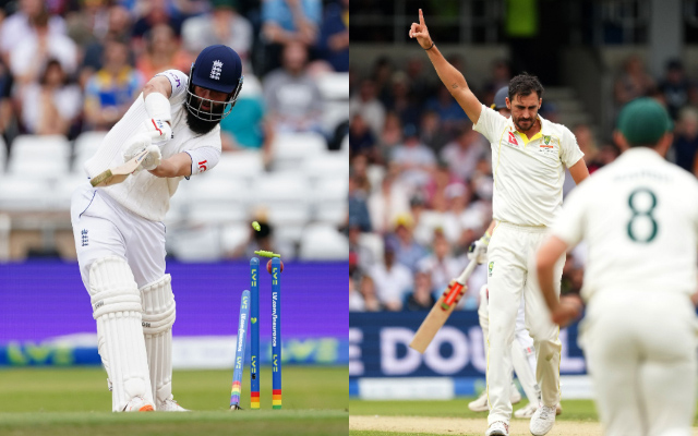 Ashes 2023: Moeen Ali gambit fails as Mitchell Starc rattles former's leg stump