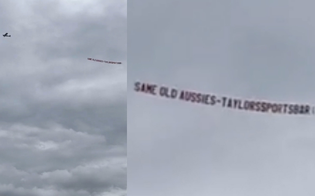 Ashes 2023: A Sports bar owner in Leeds takes cheeky dig at Australia with unusual plane banner on Day 4 of Second Test