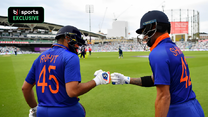 Top 3 highest partnerships between Rohit Sharma and Shikhar Dhawan in ODIs