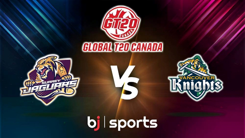 GT20 Canada 2023 Match 15, SJ vs VK Match Prediction – Who will win today’s GT20 match between Surrey Jaguars and Vancouver Knights