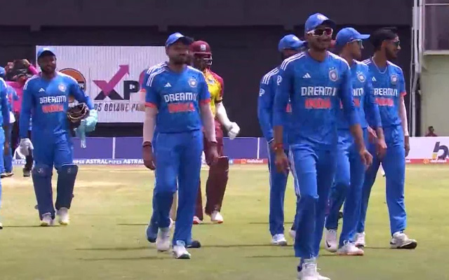 WI vs IND: Start of third T20I gets delayed as ground staff forget to draw 30-yard circle