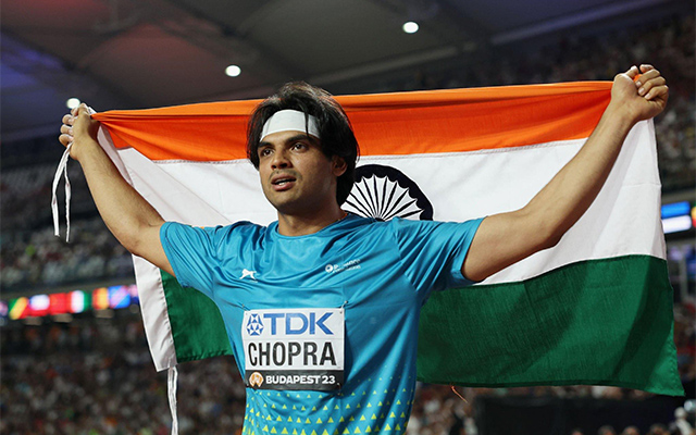 ‘Gold for our diamond’ - Cricketers hail Neeraj Chopra for bagging historic gold at World Athletics Championship