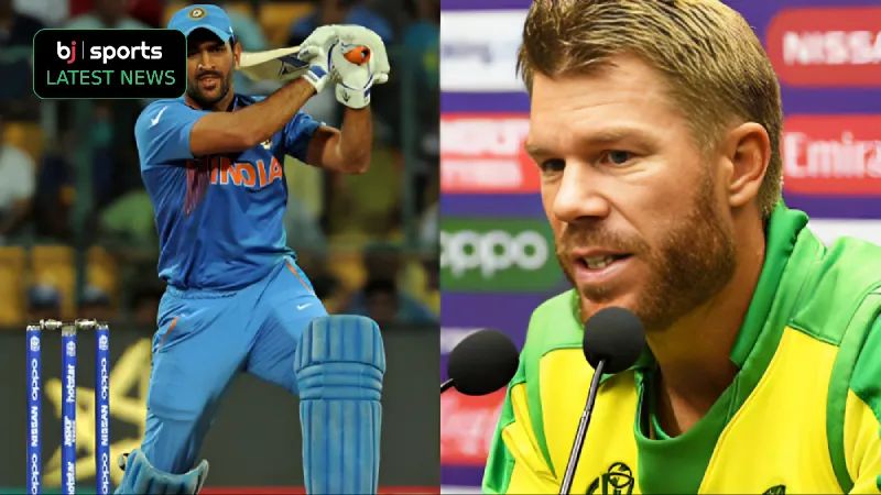 David Warner names MS Dhoni as the greatest finisher ever