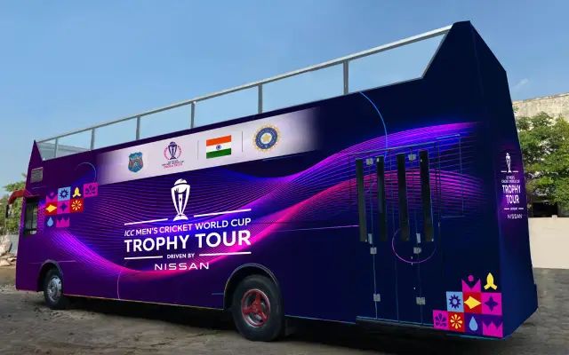 ICC Cricket World Cup Trophy Tour to be held in Pune with special Bus accorded for the event