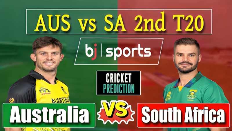 ऑस्ट्रेलिया बनाम दक्षिण अफ्रीका लाइव मैच भविष्यवाणी | AUS बनाम SA अफ्रीका दूसरा टी20 | आज का लाइव क्रिकेट मैच