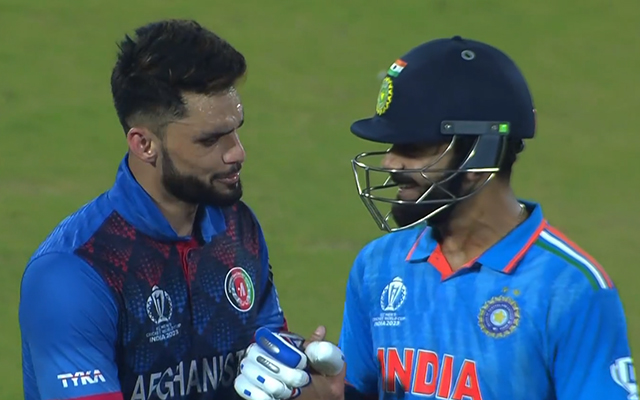 ODI World Cup 2023: Virat Kohli and Naveen-ul-Haq engage in fun chat after IND-AFG match