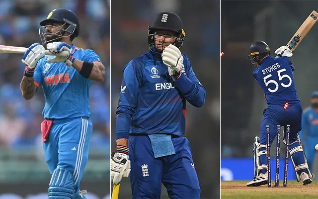 IND vs ENG: भारत बनाम इंग्लैंड वर्ल्ड कप मैच में क्रिकेट इतिहास में पहली बार हुआ ऐसा, तीन दिग्गज बिना खाता खोले आउट