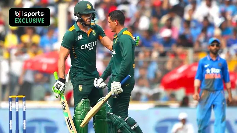 OTD | Quinton de Kock and Faf du Plessis scored centuries to guide South Africa to a massive total of 438 runs against India in 2015