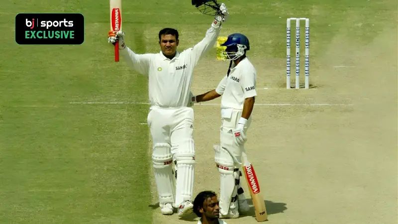 Top three innings of Virender Sehwag in Test Cricket 