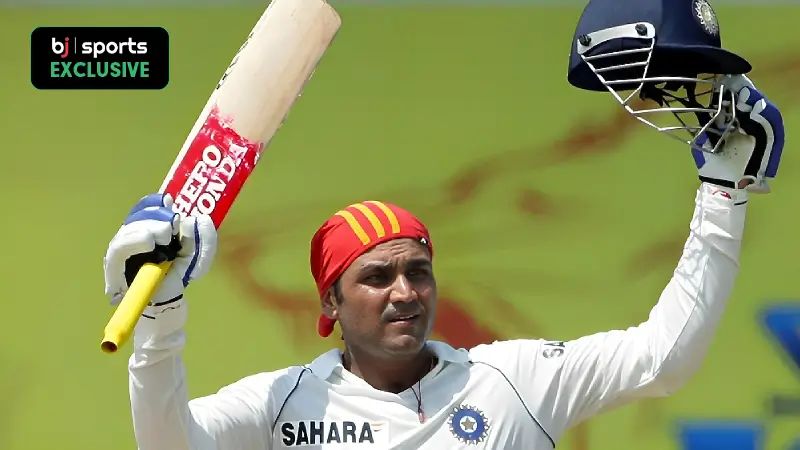 Top three innings of Virender Sehwag in Test Cricket 