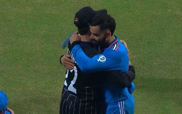 ICC shares pictures of Virat Kohli and Kane Williamson hugging from 2019 and 2023 editions of World Cup