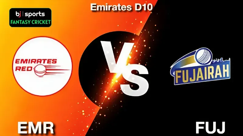 EMR vs FUJ Dream11 Prediction, Fantasy Cricket Tips, Playing XI, Pitch Report, & Injury Updates for Emirates D10 2023, Match 9