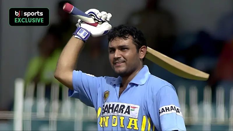 OTD| Virender Sehwag became the second-ever player to score a double century in ODI Cricket