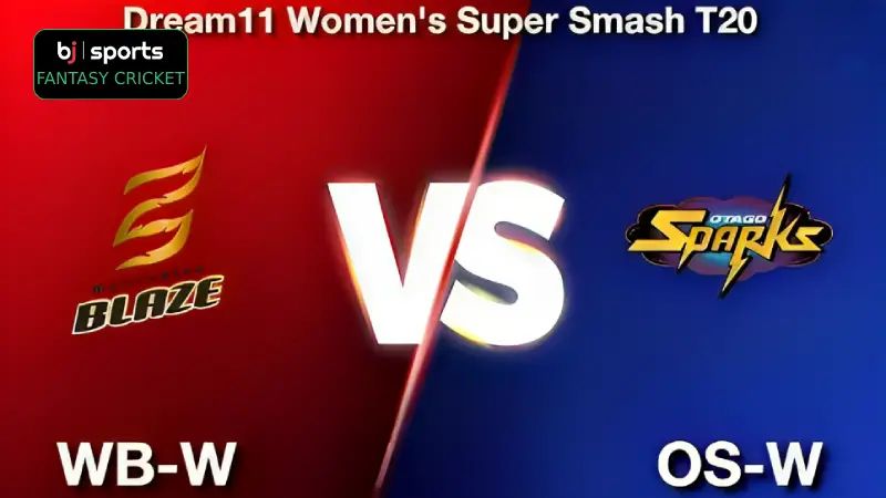 WB-W vs OS-W Dream11 Prediction, Fantasy Cricket Tips, Playing XI, Pitch Report, & Injury Updates for Women's Super Smash 2023-24, Match 2