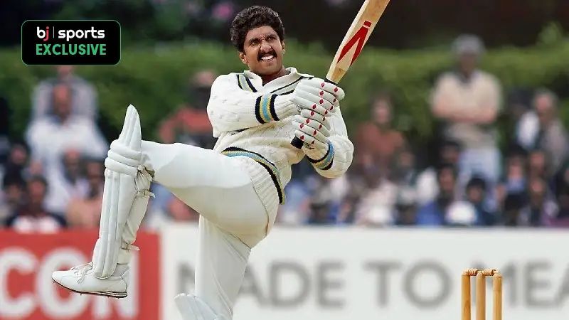 Top 3 batting performances of Kapil Dev in Tests