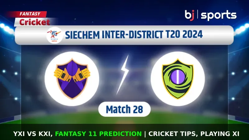 YXI vs KXI Dream11 Prediction, Fantasy Cricket Tips, Playing XI, Pitch Report & Injury Updates For Match 28 of Siechem Pondicherry T20 2024