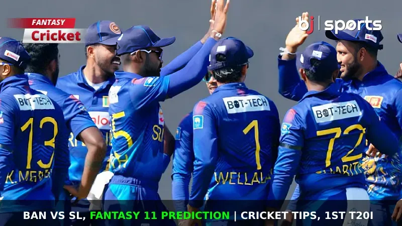 BAN vs SL Dream11 Prediction, Fantasy Cricket Tips, Playing 11, Injury Updates & Pitch Report For 1st T20I