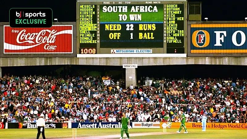 OTD| South Africa lost the infamous World Cup semi-final as rain played spoilt sport in 1992