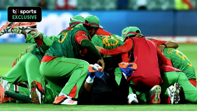 OTD| Bangladesh handed England an embarrassing exit from the ODI World Cup 2015 