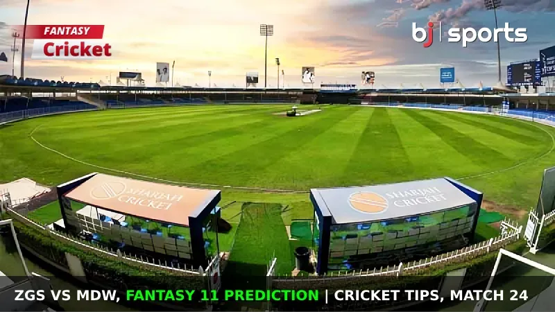 ZGS vs MDW Dream11 Prediction, Fantasy Cricket Tips, Playing XI, Pitch Report & Injury Updates For Match 24 of Sharjah Ramadan T20 League 2024