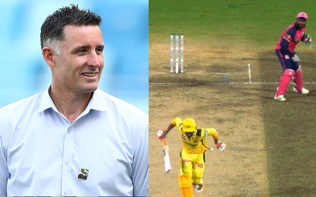 'I can see both sides of the story' - CSK batting coach Michael Hussey's honest take on Ravindra Jadeja's 'obstructing the field' dismissal