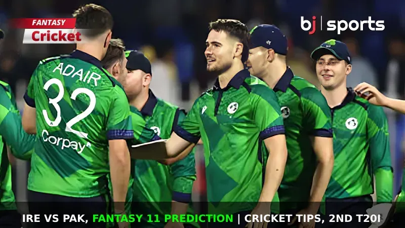 IRE vs PAK Dream11 Prediction, Fantasy Cricket Tips, Playing XI, Pitch Report & Injury Updates For 2nd T20I
