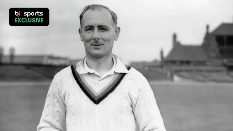 OTD Former England bowler Hedley Verity was born in 1905