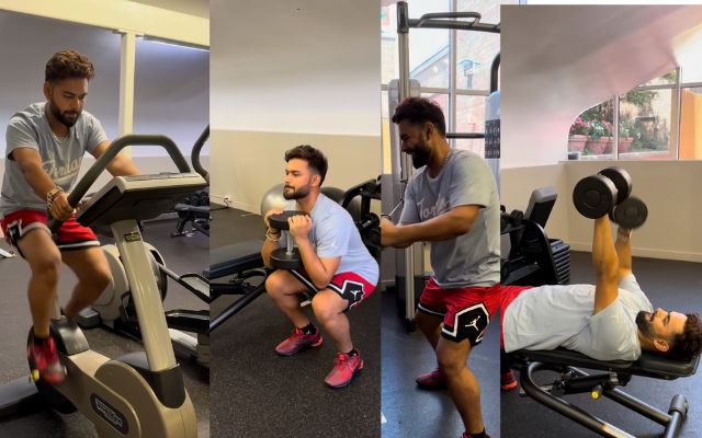 Rishabh Pant ने Jet Lag के लिए बनाया खास प्लान GYM में वर्कआउट करने का किया काम