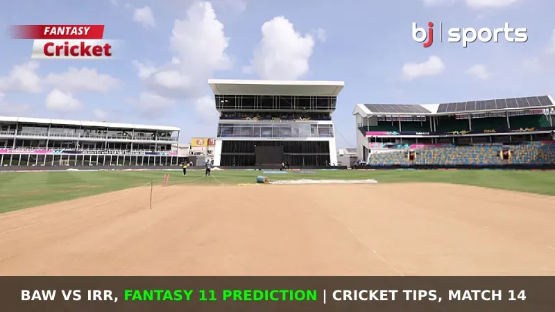 BAW vs IRR Dream11 Prediction, Fantasy Cricket Tips, Playing XI, Pitch Report & Injury Updates For Match 14 of Nature Isle T10 2024
