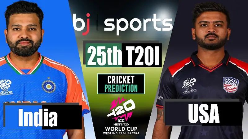 ICC T20 WC 2024 | United States vs India, 25th Match Prediction | Who will win today's IND vs USA match?