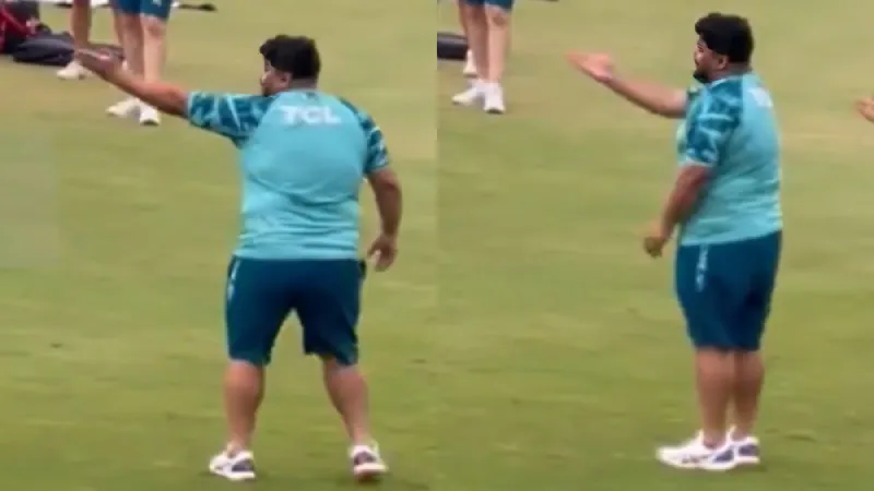 T20 World Cup 2024 Babar Azam, Azam Khan engage in banter during practice session