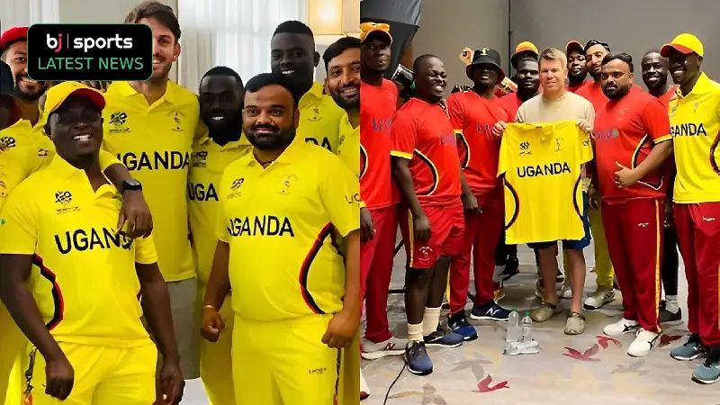 T20 World Cup 2024: Australia captain Mitchell Marsh and David Warner share heartwarming moment with Team Uganda