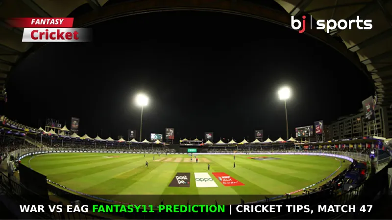 WAR vs EAG Dream11 Prediction, Fantasy Cricket Tips, Playing XI, Pitch Report & Injury Updates For Match 47th of Siechem Pondicherry T10 2024