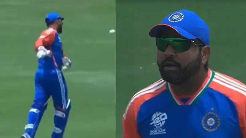 Watch Rohit Sharma abuses Rishabh Pant after failing to take Mitchell Marsh's catch
