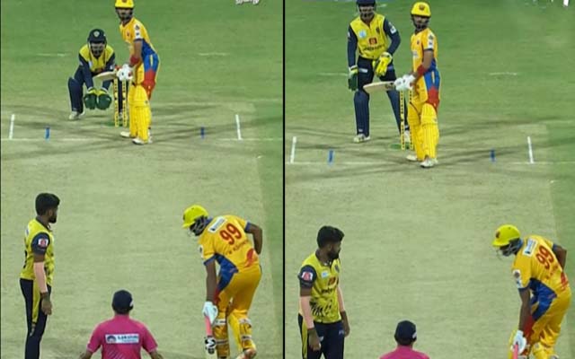 Ravichandran Ashwin warned against leaving the crease early in TNPL 2024 clash