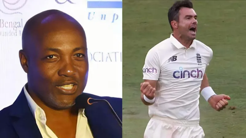 ‘He bowled me one of the best balls’ – Brian Lara lauds James Anderson ahead of imminent retirement