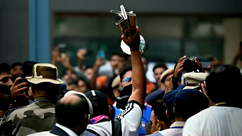 Indian players get spectacular reception in Delhi after T20 World Cup triumph